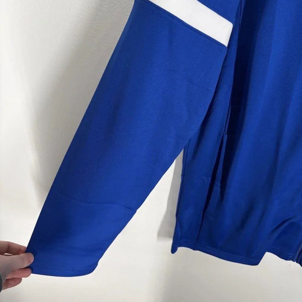 Under Armour Men L Royal Blue Full Zip UA Knit Warm Up Team Track Jacket NWT